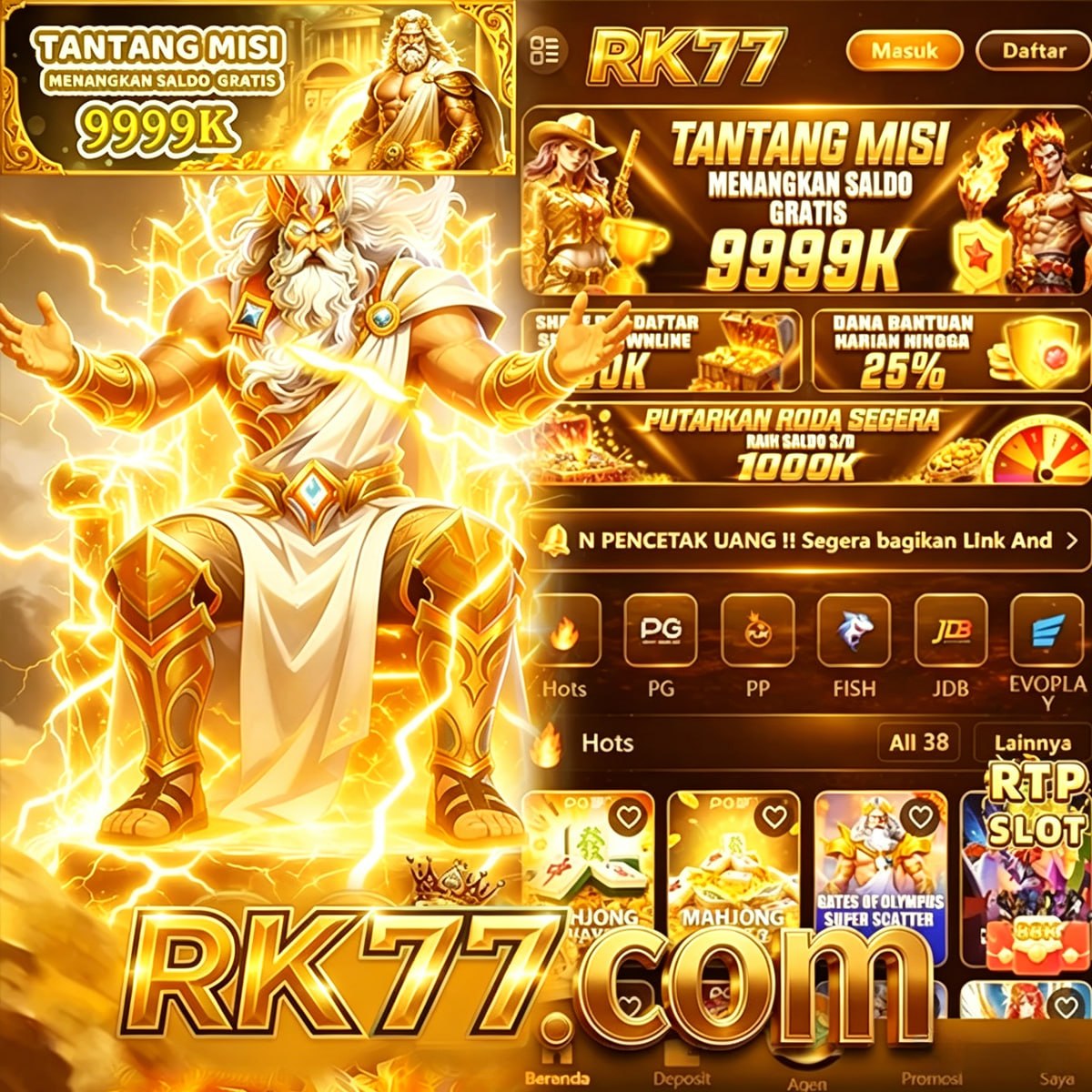 RK77 - rk77 App Akun Login Mudah ⭐